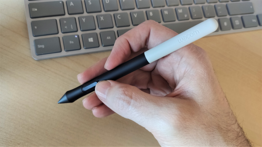 Pen button replaces the right mouse button